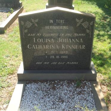 KINNEAR Louisa Johanna Catharina 1949-1986