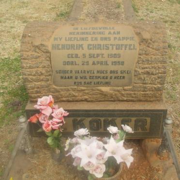 KOKER Hendrik Christoffel, de 1909-1950