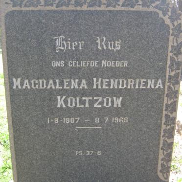 KOLTZOW Magdalena Hendriena 1907-1968