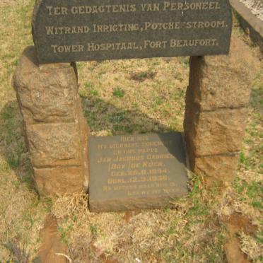 KOCK Jan Jacobus Gabriel, de 1894-1956