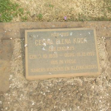 KOCK Gesina Elena nee ERASMUS 1858-1956