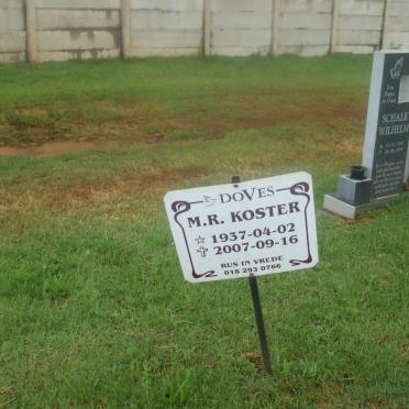 KOSTER M.R. 1937-2007