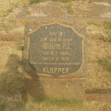KLOPPER Willem P.J. 1856-1923