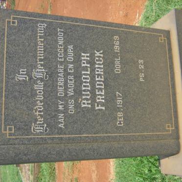 KLOPPER Rudolph Frederick 1917-1969