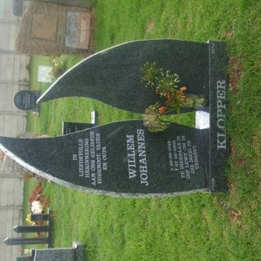 KLOPPER Willem Johannes 1948-2003