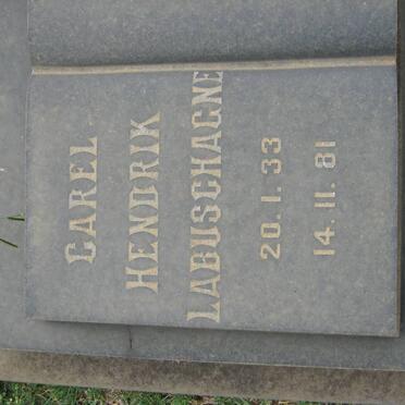 LABUSCHAGNE Carel Hendrik 1933-1981