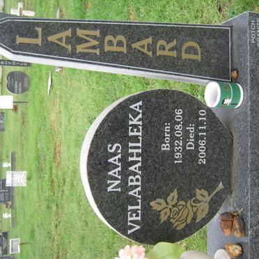LAMBARD Naas Velebahleka 1932-2006