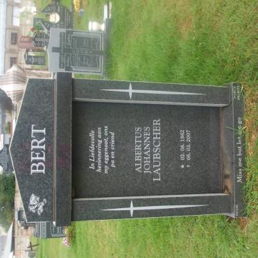 LAUBSCHER Albertus Johannes 1962-2007