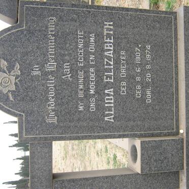 LAUBSCHER Alida Elizabeth nee DREYER 1907-1974