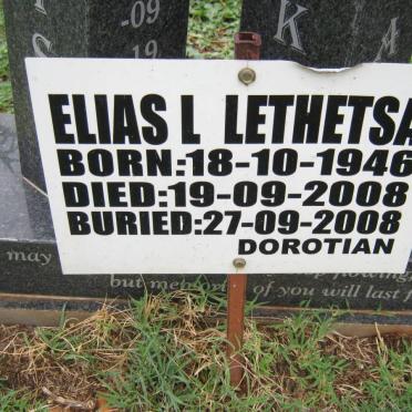 LETHETSA Elias L. 1946-2008