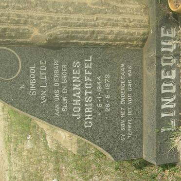 LINDEQUE Johannes Christoffel 1944-1973