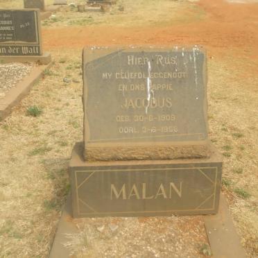 MALAN Jacobus 1909-1958