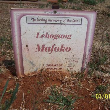 MAFOKO Lebogang 2009-2009