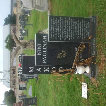 MAKODI Nini Paulinah 1925-2006