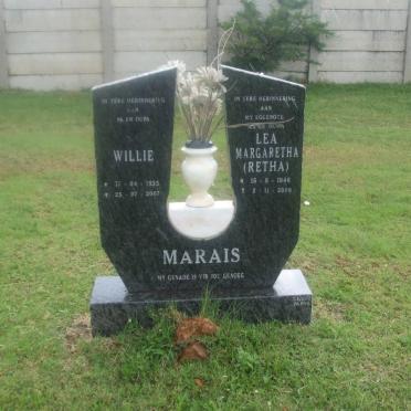 MARAIS Willie 1935-2007 &amp; Lea Margaretha 1946-2006