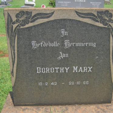 MARX Dorothy 1942-1965