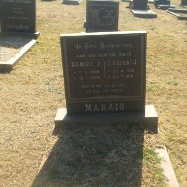 MARAIS Daniel J. 1906-1984 &amp; Louisa J. 1912-1991