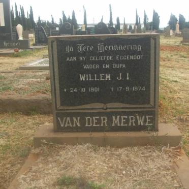 MERWE Willem J.I., van der 1901-1974