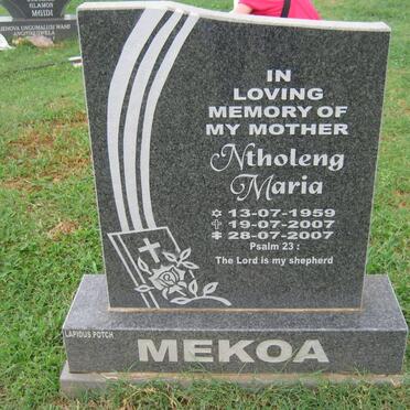 MEKOA Ntholeng Maria 1959-2007