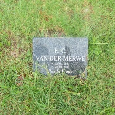 MERWE E.C., van der 1921-2004