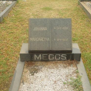 MEGGS Johanna Margaretha 1933-1978
