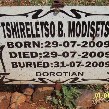 MODISETSI Shireletso B. 2009-2009