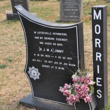 MORRIES H.J.M.A. 1933-1997