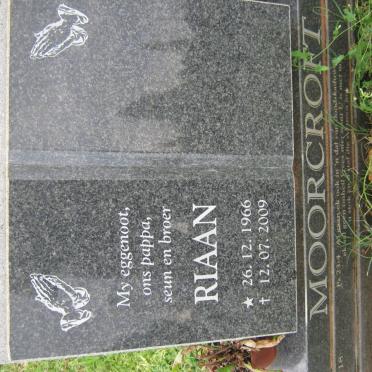 MOORCROFT Riaan 1966-2009