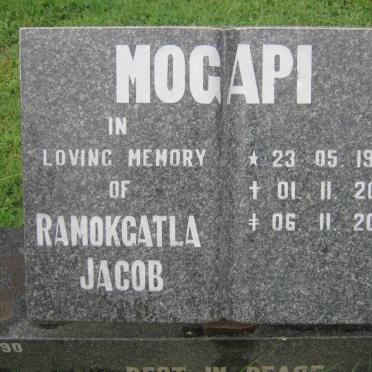 MOGAPI Ramokgatla Jacob 1952-2004