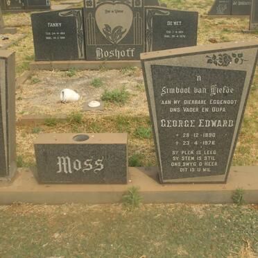 MOSS George Edward 1890-1976