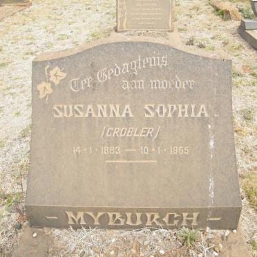 MYBURGH Susanna Sophia nee GROBLER 1883-1955