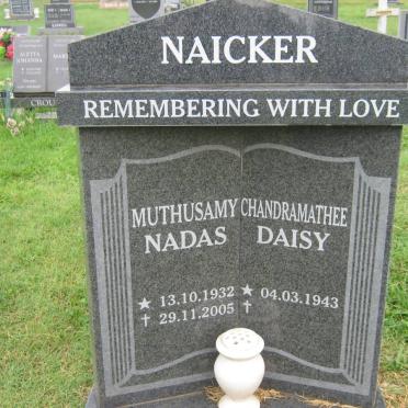 NAICKER Muthusamy 1932-2005 &amp; Chandramathee 1943-