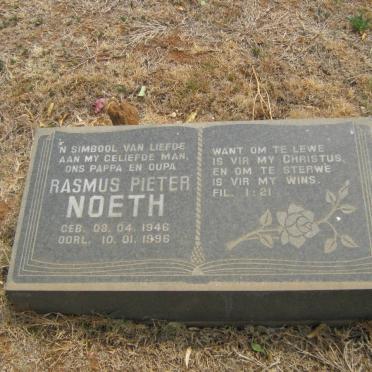 NOETH Rasmus Pieter 1946-1996