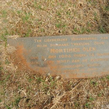 OLËN Mortimer 1885-19?5