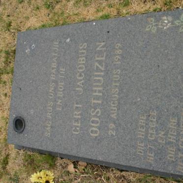 OOSTHUIZEN Gert Jacobus 1989-1989