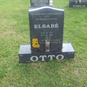 OTTO Elsabé 1935-2003
