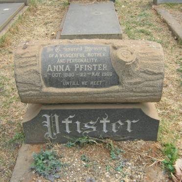 PFISTER Anna 1880-1968
