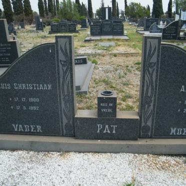 PAT Louis Christiaan 1900-1982 &amp; Aaltje 1917-2006