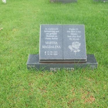 PELSER Martha Magdalena 1915-2004
