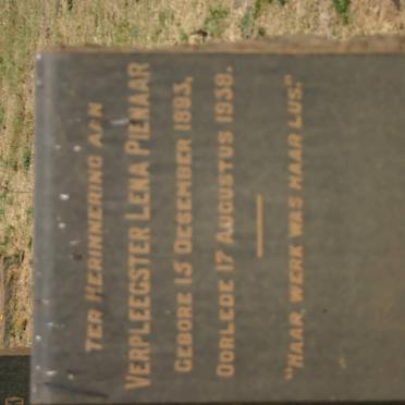 PIENAAR Lena 1893-1938