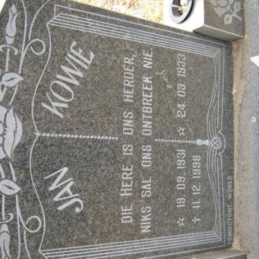 PIENAAR Jan 1931-1998 &amp; Kowie 1933-