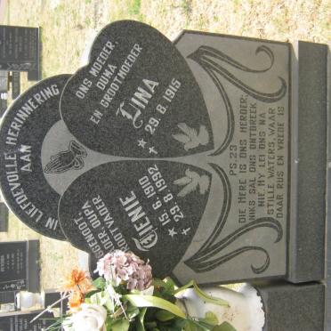 PIETERS Tienie 1910-1992 &amp; Lina 1915-