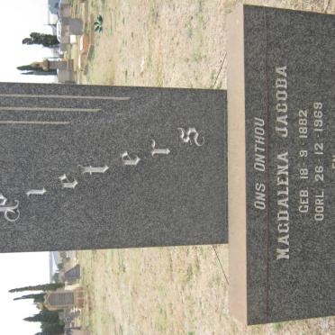 PIETERS Marthinus Gerhardus 1882-1929 &amp; Magdalena Jacoba THEUNISSEN 1882-1969