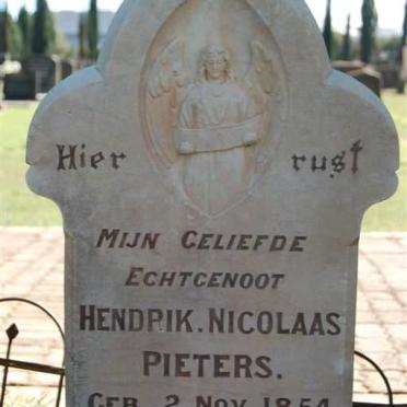PIETERS Hendrik Nicolaas 1854-1916