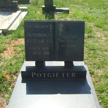 POTGIETER Hendrina Elizabeth 1920-1988