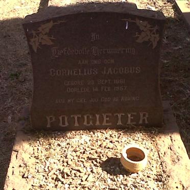 POTGIETER Cornelius Jacobus 1881-1957