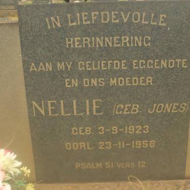 PRETORIUS Nellie nee JONES 1923-1958