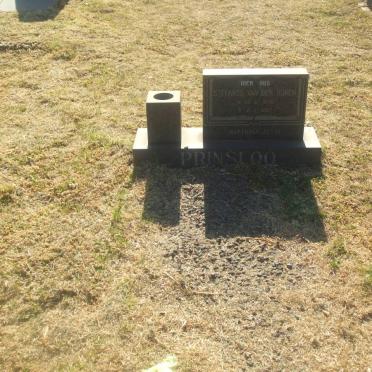 PRINSLOO Stefanus Van Der Burgh 1929-1987