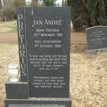 PRETORIUS Ian André 1961-1985