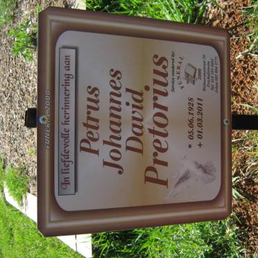 PRETORIUS Petrus Johannes David 1928-2011